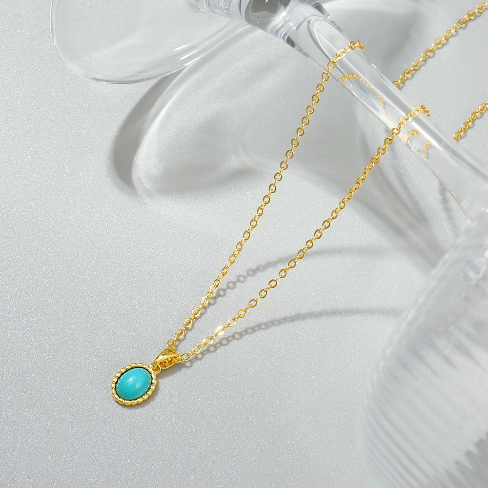 Maillard Natural Tigers Eye Pearl Necklace